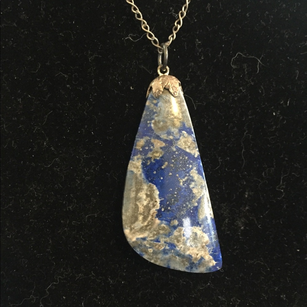 Authentic stone lapis lazuli pendant